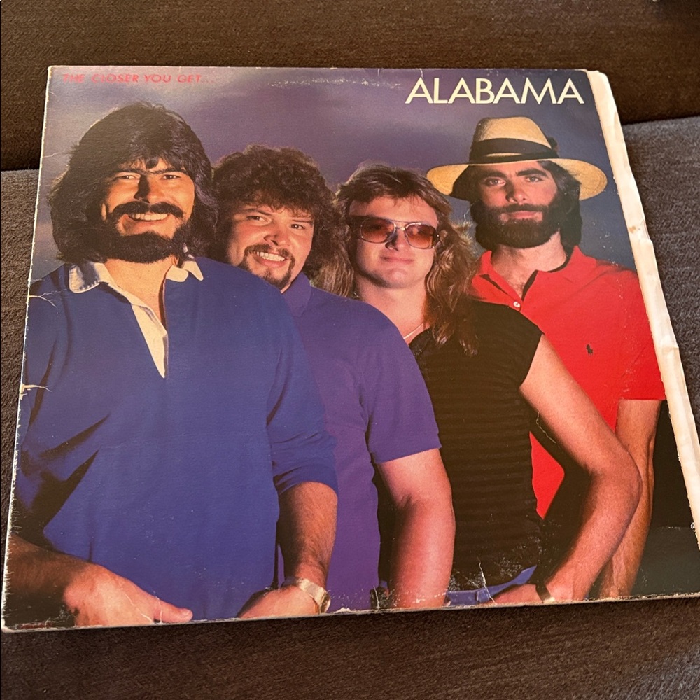 Alabama “The Closer You Get…” vintage vinyl album 1983